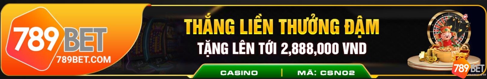 Khuyến mãi casino 789bet thưởng đến hơn 2 triệu đồng